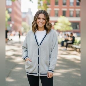 GAP Women's Oversized Button Varsity Cardigan in Large
NWOT